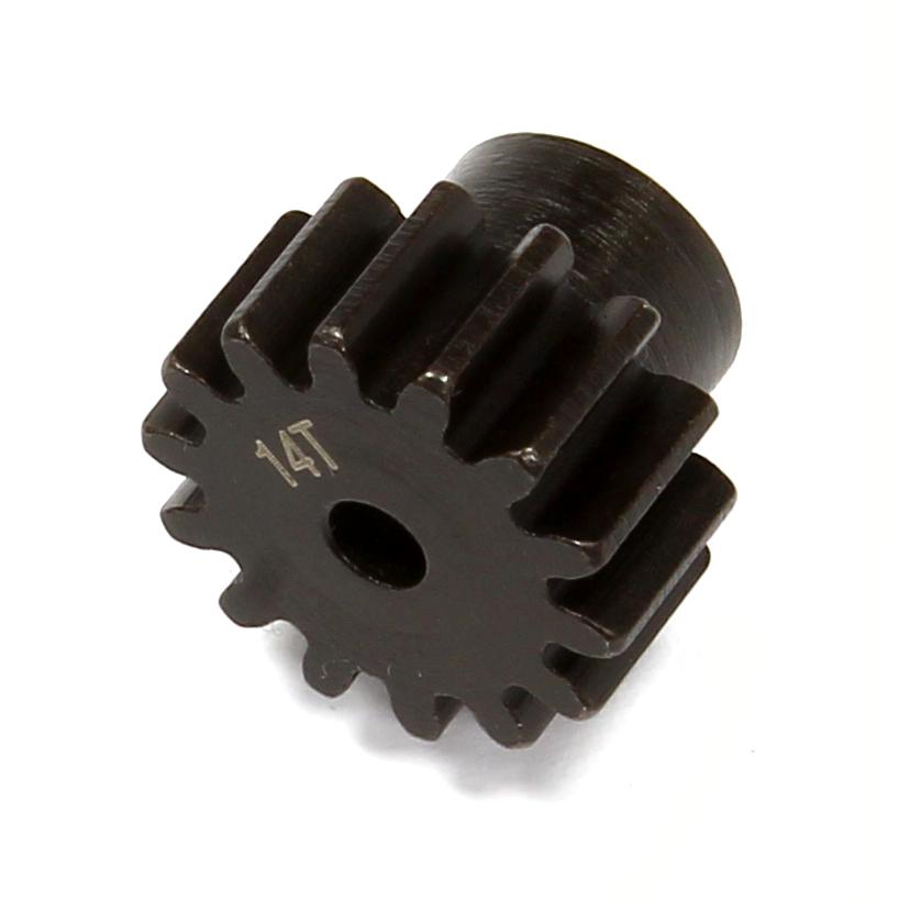 T8706 Billet Machined HD 0.125 Bore Mod1 Pinion Gear 14T for HPI Ken Block WR8 Flux - Image 1