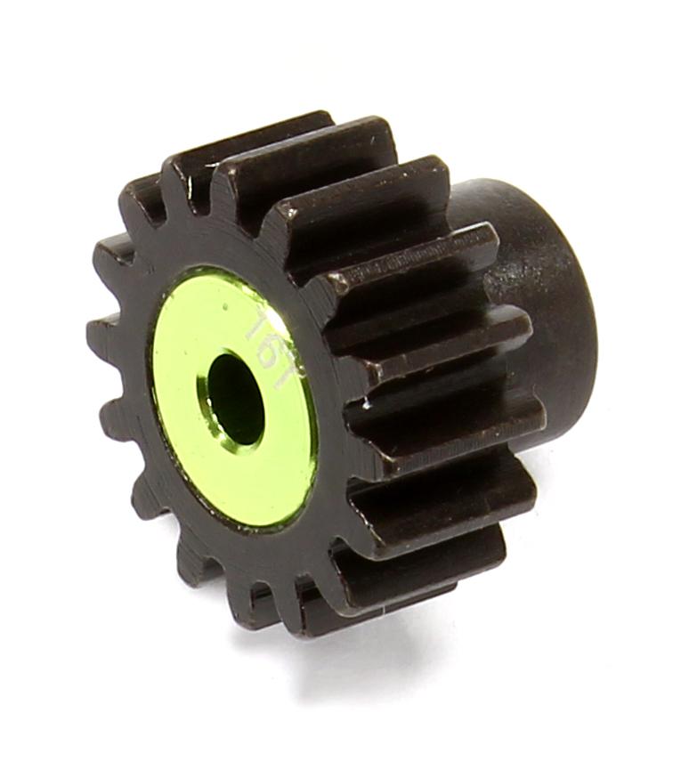 T8708 Billet Machined HD 0.125 Bore Mod1 Pinion Gear 16T for HPI Ken Block WR8 Flux - Image 1