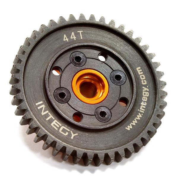 T8720ORANGE Billet Machined Heavy-Duty Spur Gear 44-Tooth for HPI Ken Block WR8 3.0 - Orange - Image 1