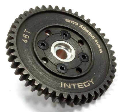 Billet Machined HD Spur Gear 46-Tooth for HPI Ken Block WR8 3.0 - Silver