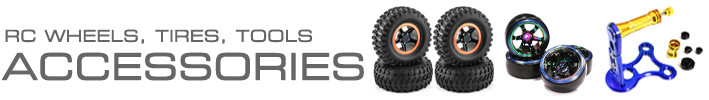 Tires, Wheels & Hex Adapters