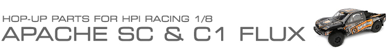 1/8 Apache SC & C1 Flux Desert Buggy