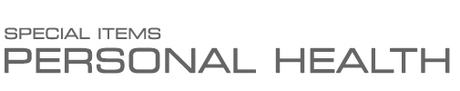Personal Health Items Banner
